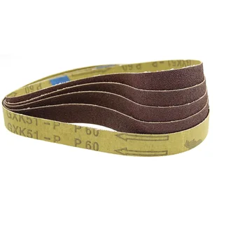 10 pièces 520mm 457mm 310mm bandes abrasives P40-P800 pour meuleuse à bande Portable