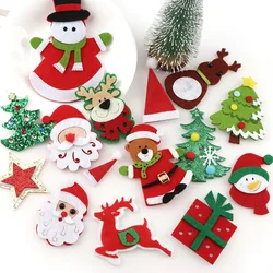 Lovely Non-woven Fabric Christmas Tree Applique Patches DIY Craft Decoration Handmade Applique christmas decorations for Home