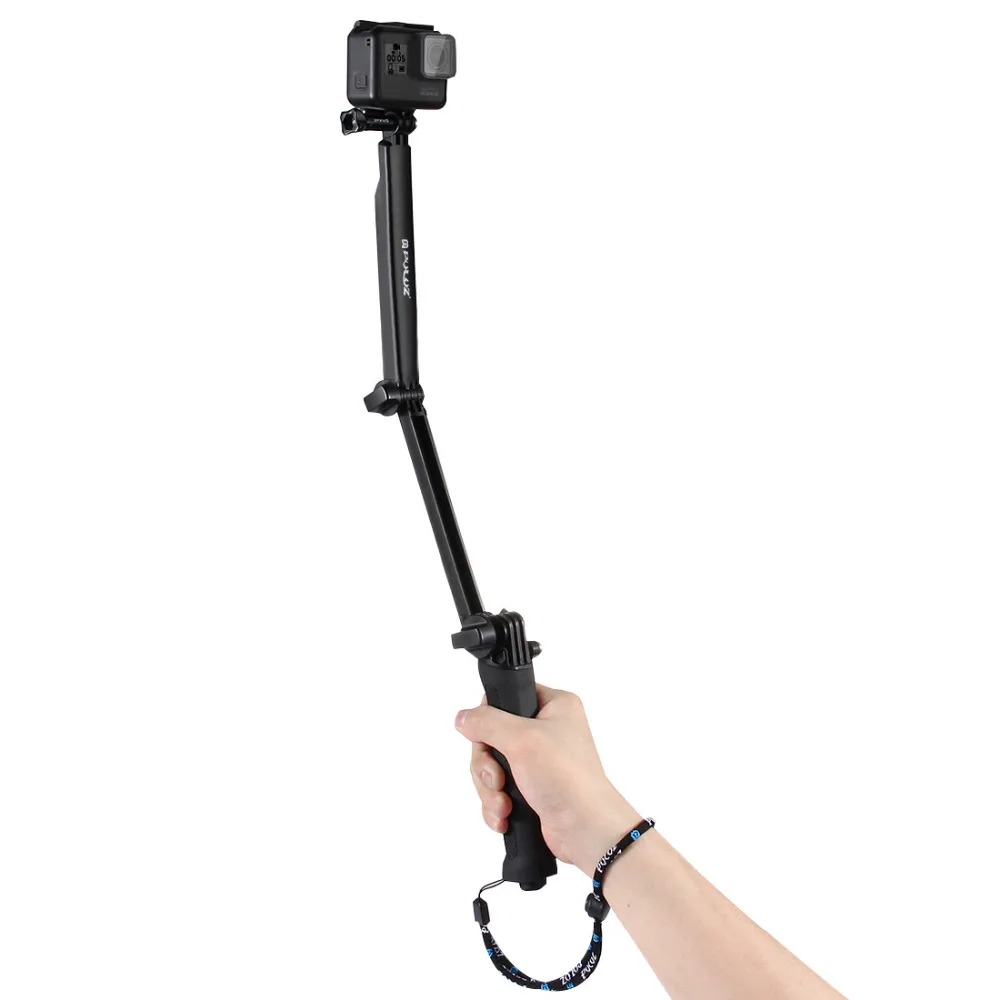 

Wholesale Sports Camera holder Three-way fixing frame Multifunctional folding selfie stick for Action Camera