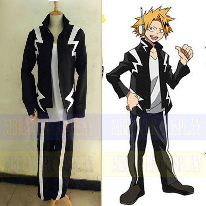 Kaminari Denki Halloween Christmas Party Uniform Cosplay Costume Customize Any Size