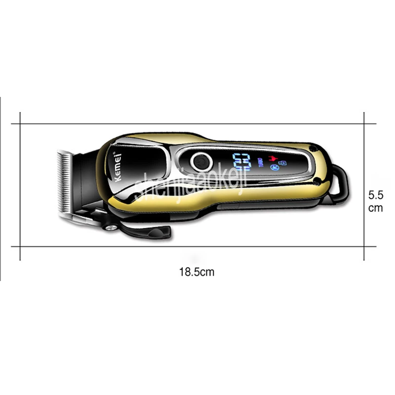 1 قطعة الكهربائية الشعر المقص تيربو قابلة للشحن حلاقة جهاز المهنية الشعر المتقلب للرجال القاطع قص الشعر آلة