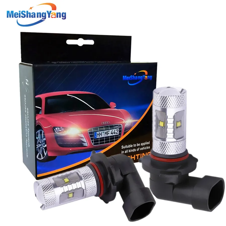 

Cree Led Chip 9005 Driving Lamp 6 LED car Fog Head Bulb auto HB3 led parking Signal Reverse Tail Lights car light source