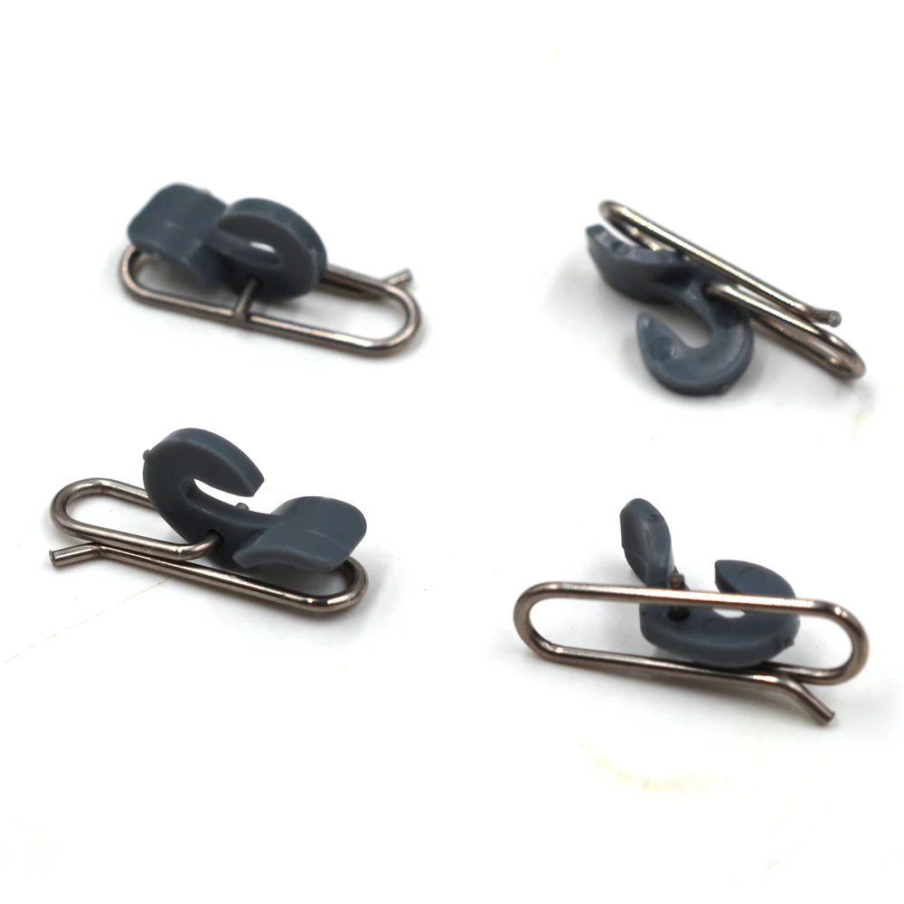 MNFT 20PCS Stainless Steel Impact Bait Clip Fishing Accessories Fishing Sea Fishing Impact Hook Bait Clips