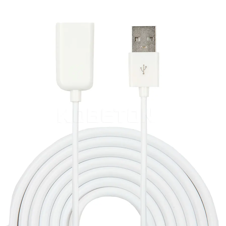 Kabel USB 2.0 do transmisji danych 100 cm przedłużacz męski do żeńskiego przedłużacza danych do ładowania dodatkowego kabla do laptopa iphone