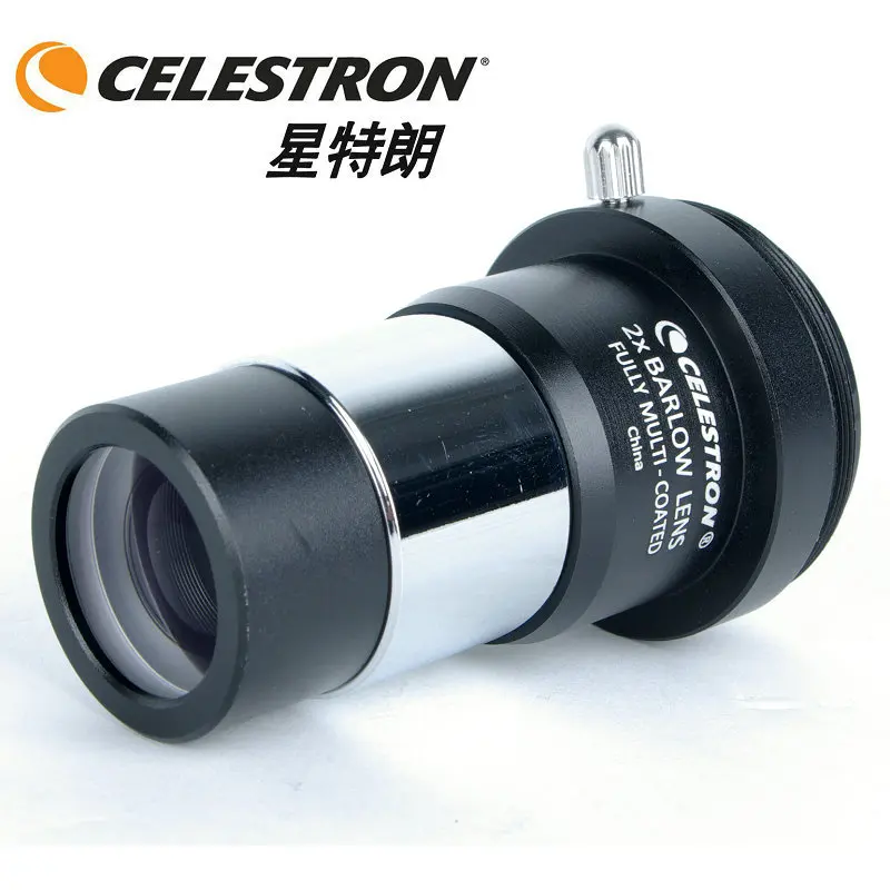 

Celestron Barlow Eyepiece 2x Barlow Lens Eyepiece 1.25 inch Insert the 2x Barlow Lens between the eyepiece not monocular