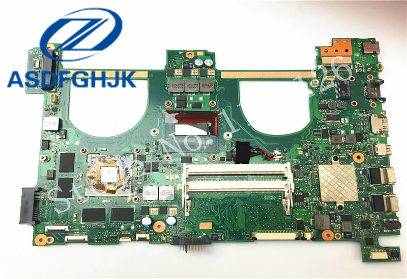 Originele Voor ASUS N550JV Laptop Moederbord REV: 2.0 SR15E I7-4700HQ GTX850 DDR3 100% Getest