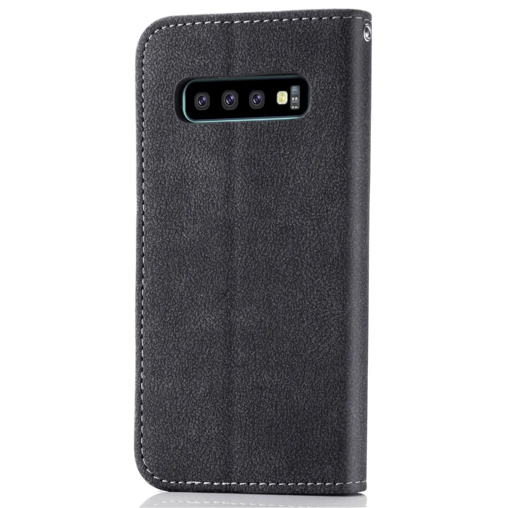 Flip Leather Cover Wallet Case For Samsung Galaxy S10plus Note8 S 10 E S10 Plus S10e Lite S8 S8plus Note 8 Phone Book Stand Case