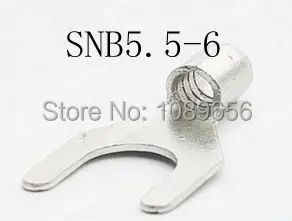 

1000PCS SNB5.5-6 TU Furcate Naked Terminal Cold pressed terminals Cable Connector Wire Connector