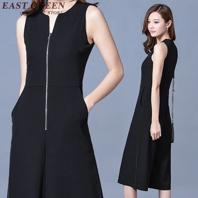 สตรี 2018 สตรีสีดำ jumpsuit ผู้หญิง elegant 2018 สตรีเสื้อผ้าสินค้าใหม่ NN0290 C