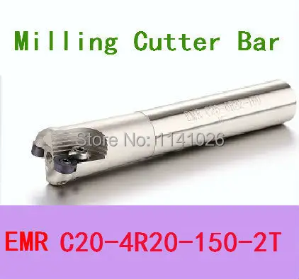 Free Shopping  EMR C20-4R20-150 -2T  D=20mm L=150mm  Indexable Shoulder End Mill Arbor Cutting Tools, Milling Cutter Holder