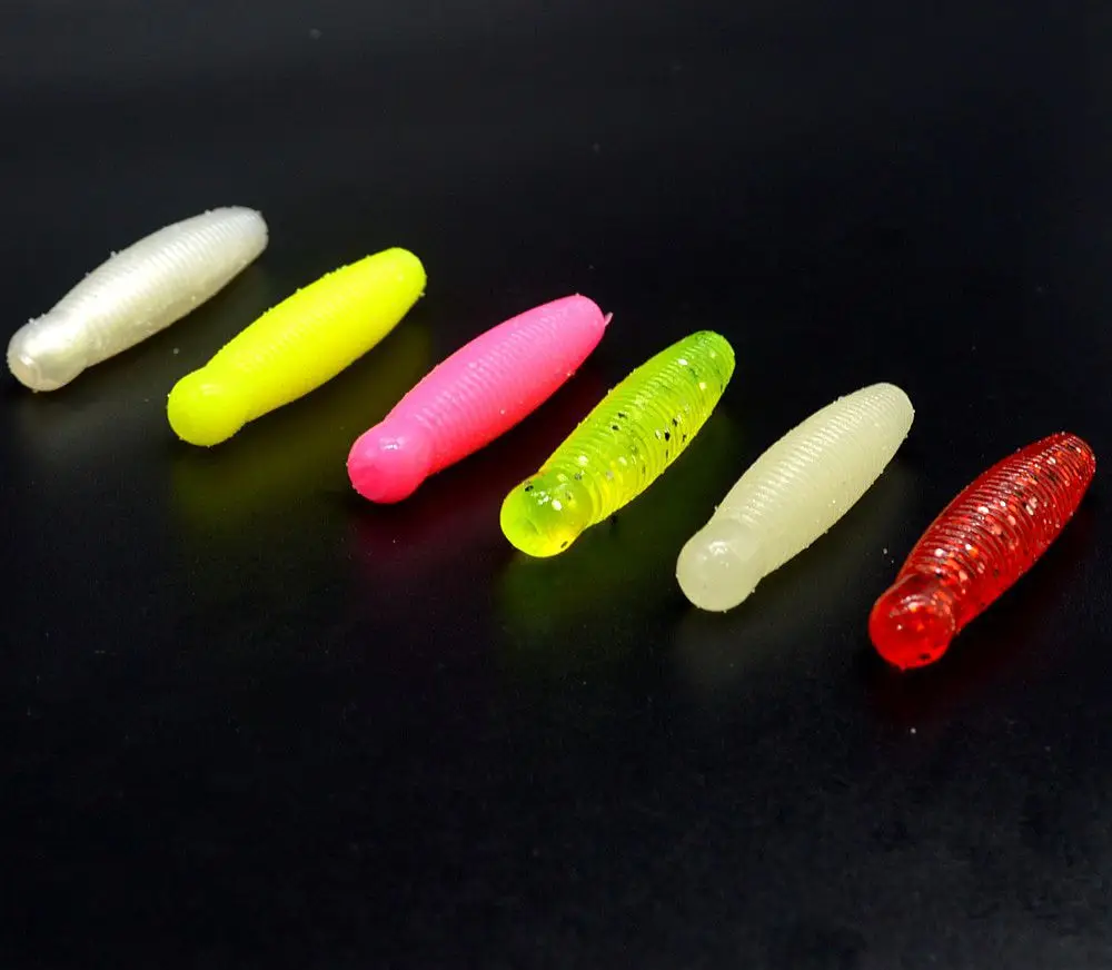 Weicher Köder, Angelköder, Simulation 4 g/5 cm, Kartoffel, künstliche Biene, Puppe, 6 Stück, Tasche, hohe Schwerkraft, Salz hinzufügen, langer Wurf – Detail 1