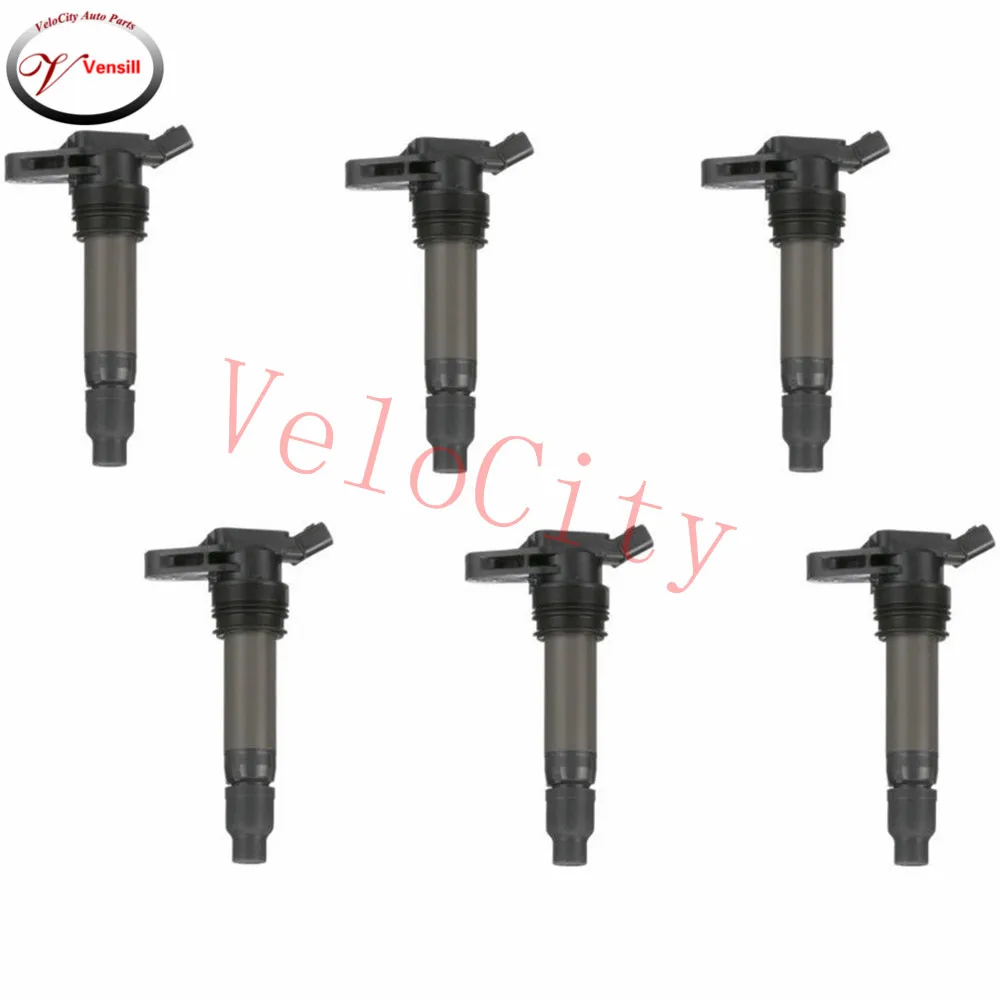 

6 PCS Ignition Coil Part No# 6G9N-12A366-AB 099700-1070 30684245 LR002954 Fits Volvo 08-15 S80 3.0L 07-14 S80 3.2L 15-16 S60 V60