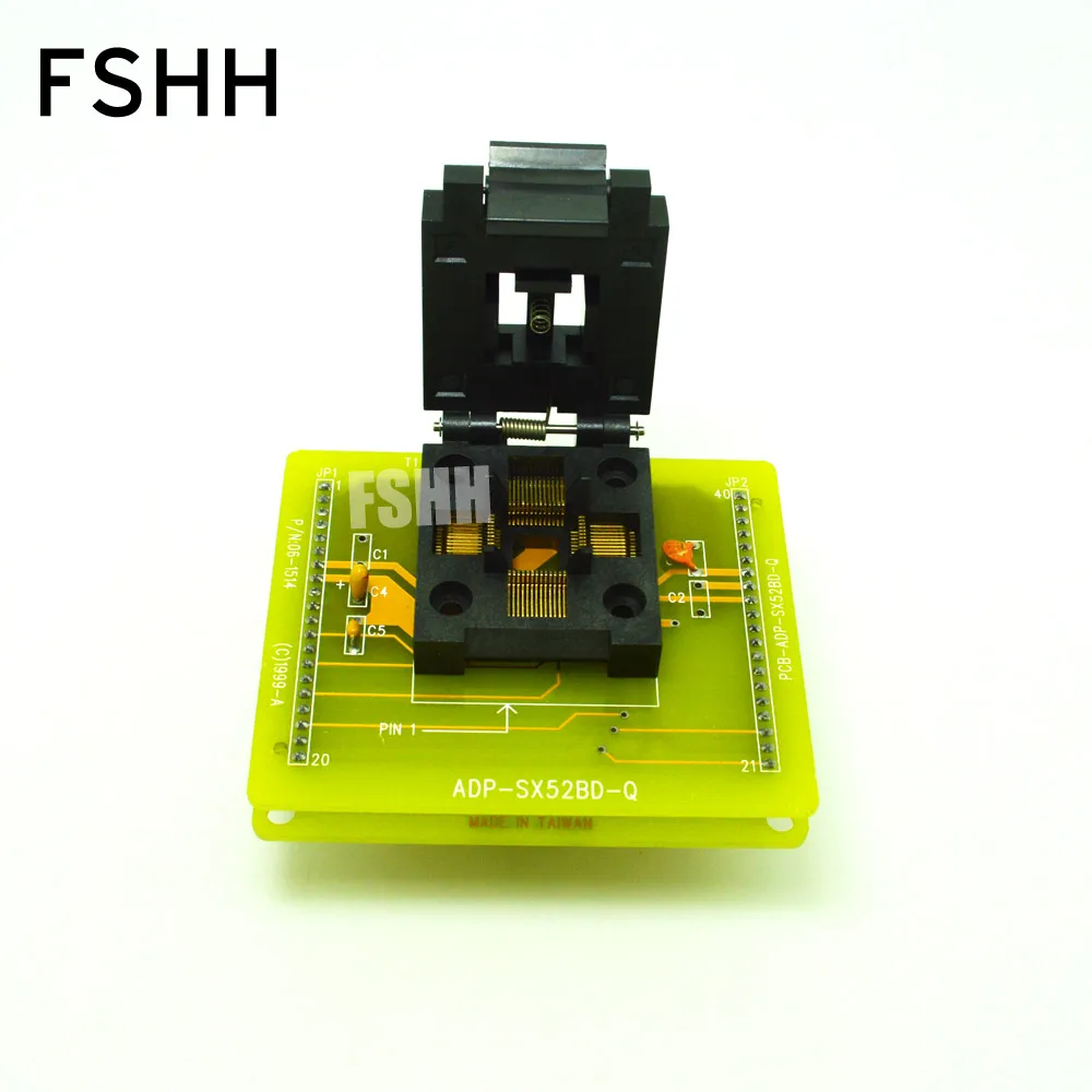 ADP-SX52BD-Q مبرمج محول ل ALL-11 مبرمج FPQ-52-0.65-02 QFP52 إلى DIP40 محول اختبار المقبس