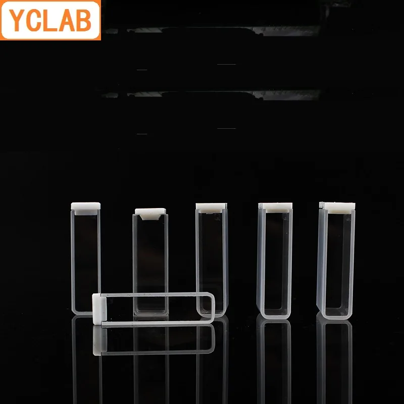 YCLAB 20mm Cuvette 751 Quartz Cell Colorimeter 7mL Laboratory Chemistry Equipment