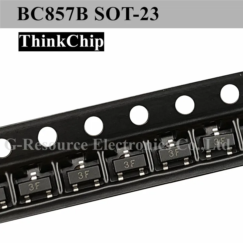 (100Pcs) BC857B BC8… - image