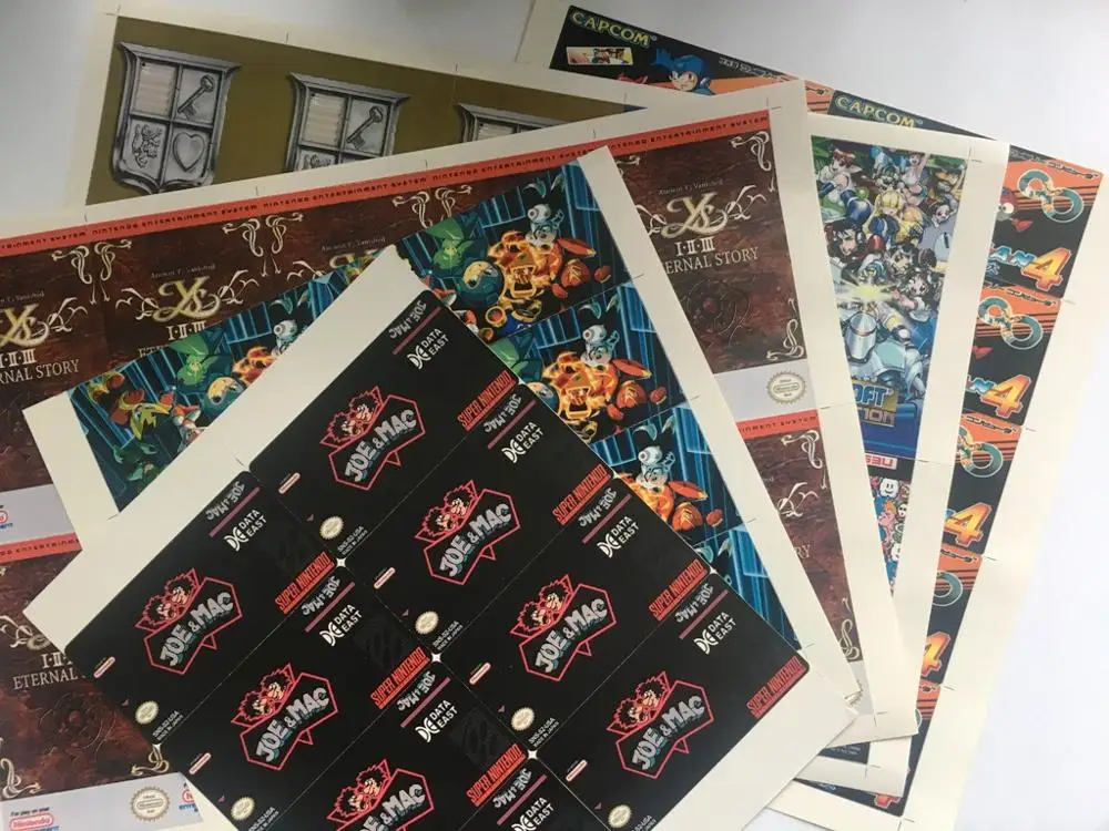 เกมตลับหมึกสติกเกอร์ (A4ป้ายกระดาษ) พิมพ์บริการ