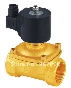 2'' Water Brass Valve 2W500-50 Valves With Waterproof Solenoid Coils Both DIIN Connector 2W500-50-G