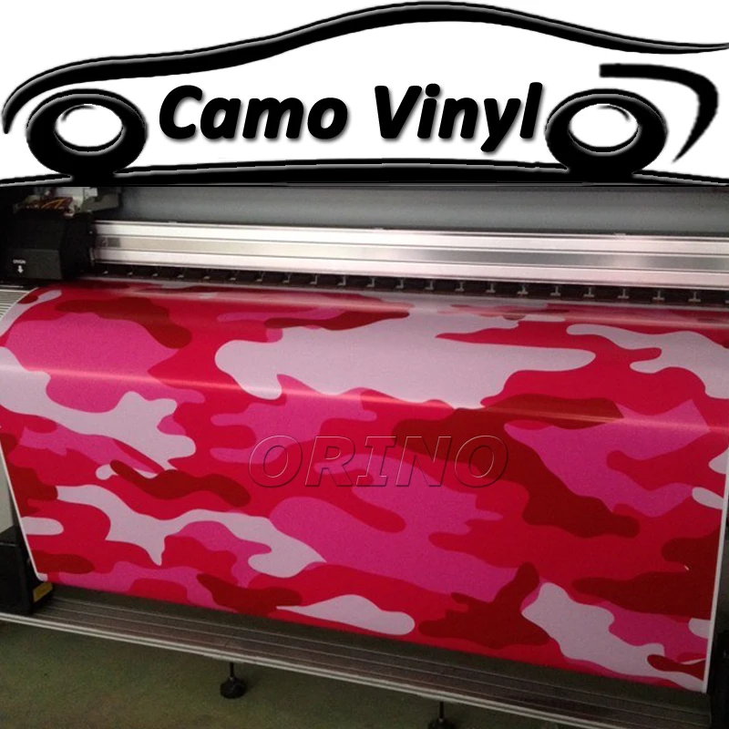 

Car Styling Urban Camouflage Vinyl Wrap Pink Red Camo Film Sticker Air Bubble Free Auto Motorcycle Vehicle Wraps Covers