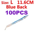 Blue Back L 100pcs