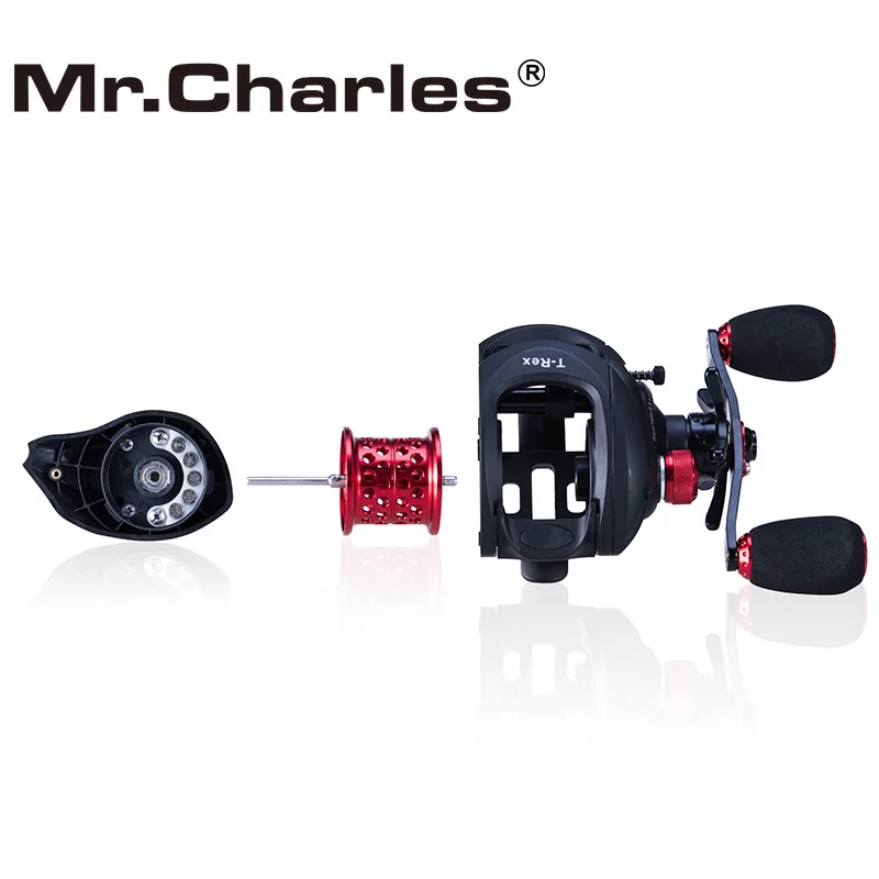 MR.Charles NBC 6BB+RB T-REX Baitcasting Reel Left/Right Hand Bait Casting Fishing Reel Bearing Baitcasting Fihsing Reels