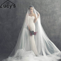 Off White and Snow White 300CM Wide Soft Touching Net Tulle Mesh Lace Fabric 5 Meters/lot Free Shipping Continuous!