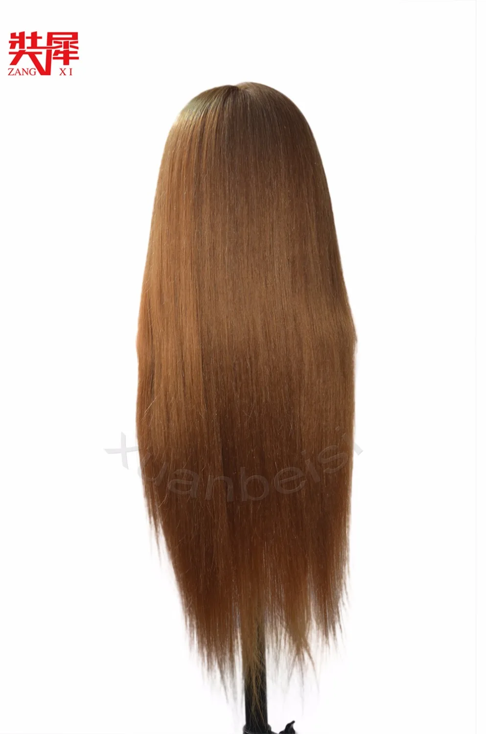 Cabeza de Maniquí de peinado 85% Natural de alto grado con cabello humano, cabeza de Maniquí de peluquería