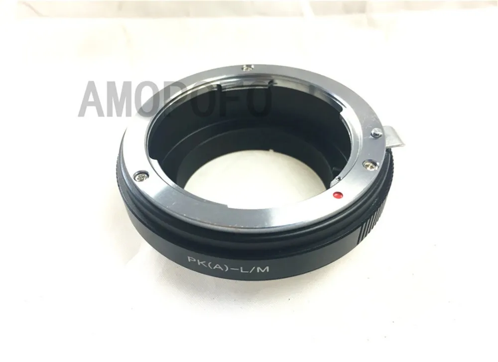 AMOPOFO for Pentax K PK A PK-A DA Lens To for Leica M LM Aperture Ring Adapter M5 M6 M7 M8 M9