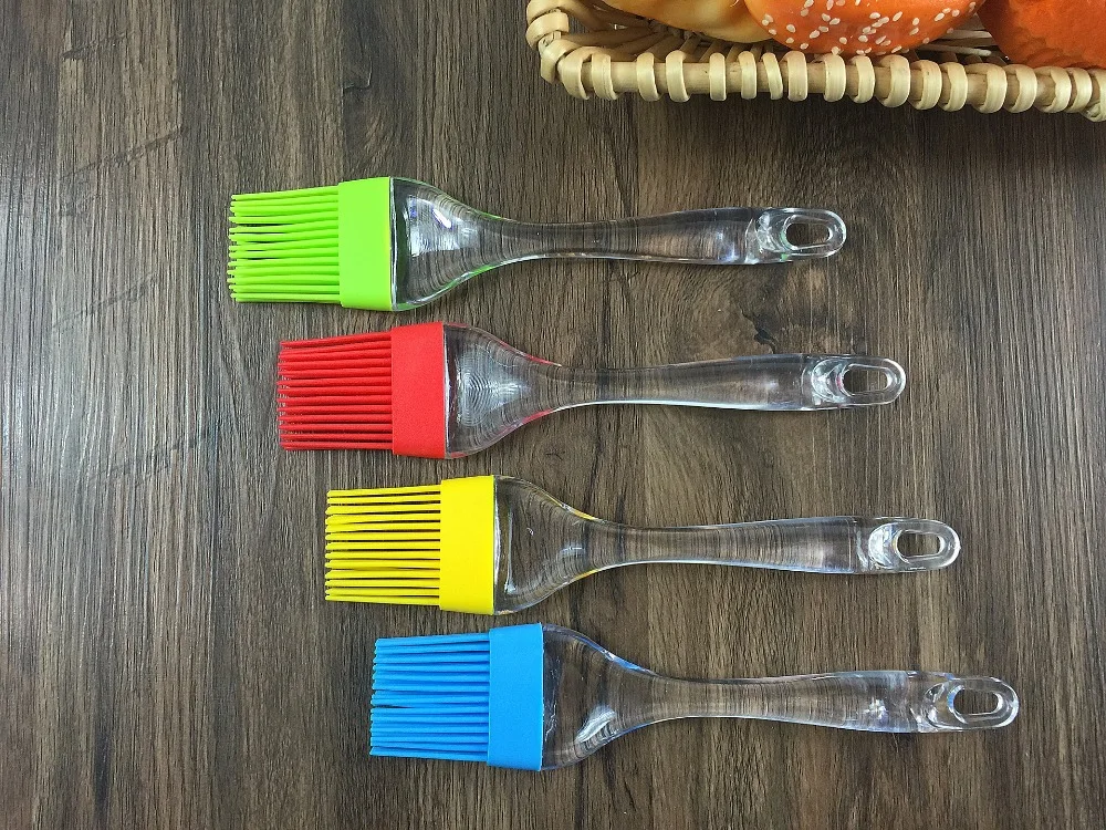 1PC Plastic Silicone Pastry Brushes,BBQ Brushes Durable,Attractive,Heat Resistant Kitchen Utensils LB 152