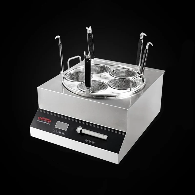 5000W Induction Cooker Pot Commercial Electric Hob Energy-saving Stove Hot Pot Noodle Boiler Multicooker Kitchen Equipment