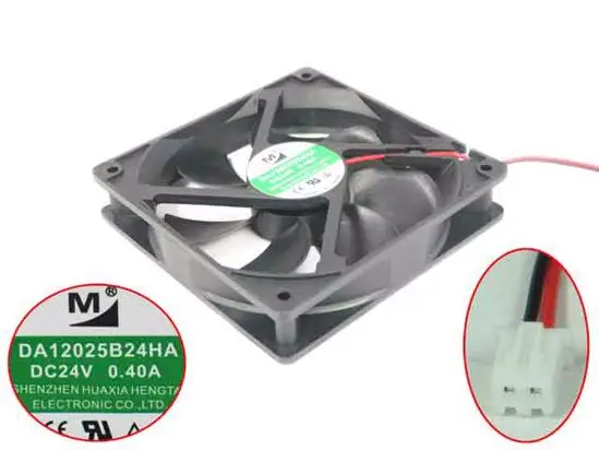 

Huaxia Hengtai DA12025B24HA DC 24V 0.40A 120x120x25mm 2-Wire Server Cooling Fan