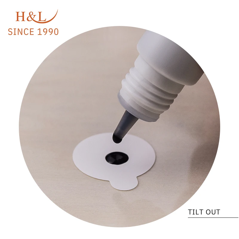 H&L SINCE 1990 5 ml Glue For Eyelash Extension 0.5 Seconds Quick Drying Eyelash Glue Pro Eyelash Glue Black Glue Retention