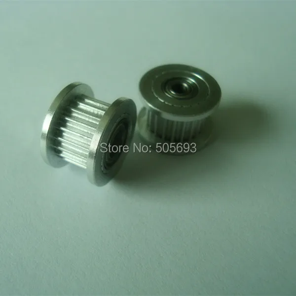 10 pcs GT2 Timing Pulley 20 teeth Width 6mm with bearing 5mm bore for 3D printer accessories sell by one pack