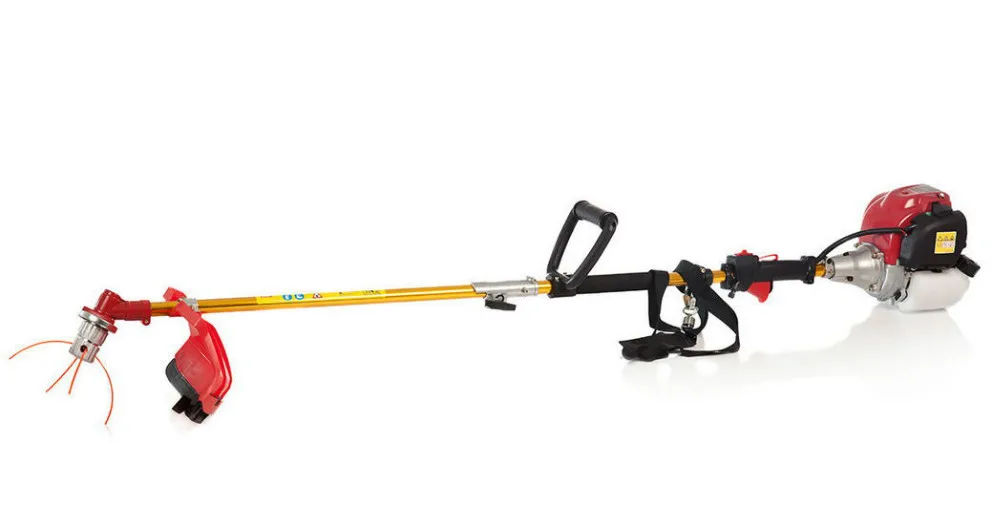 Cortasetos GX35 6 en 1 con potencia, cabezal de corte de cadena de sierra para wacker de malas hierbas de 4 tiempos