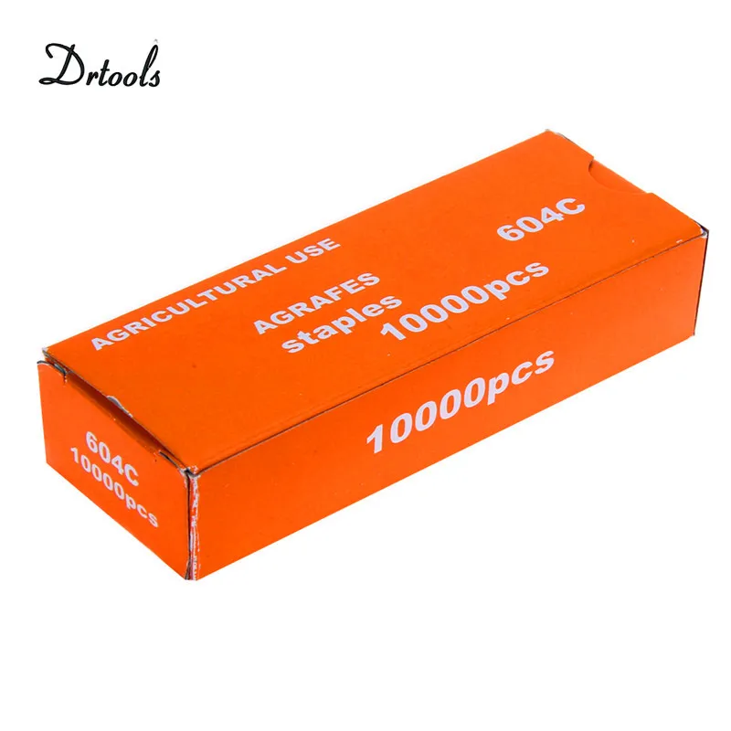 10000pcs-pack Tapetool Tapener Tying Staple pin Nail Tape Tool fruit tree Secateurs Machine Pack Plant Garden Trunk ConnectGT031