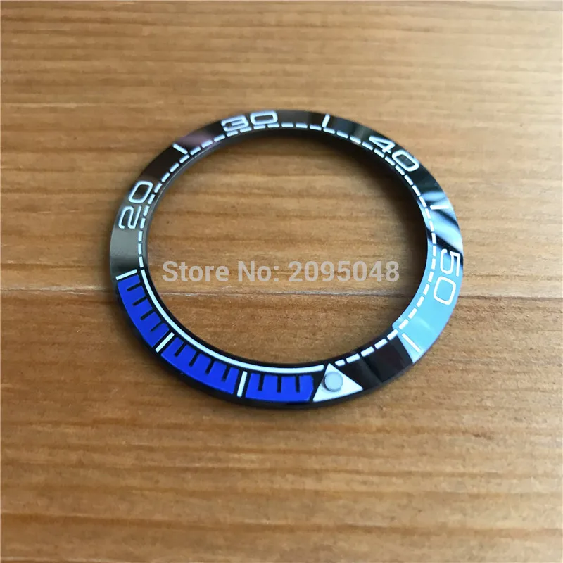 ceramics bezel insert for OMG Omega Seamaster automatic man watch parts 215.92.46.22 tools