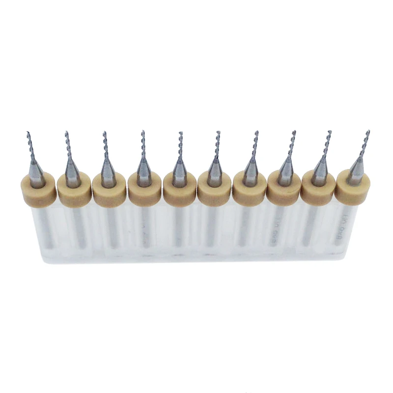 

10Pcs 0.9mm Drilling Bit Import Carbide PCB Print Circuit Board Mini CNC Woodworking Tools