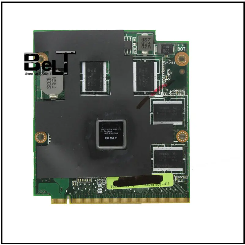 Original 9650M GT 9650MGT G96-650-C1 1024MB MXM-II vga card for ASUS X83V N80V M50V M70V X57V F8V A8S F8S Laptop