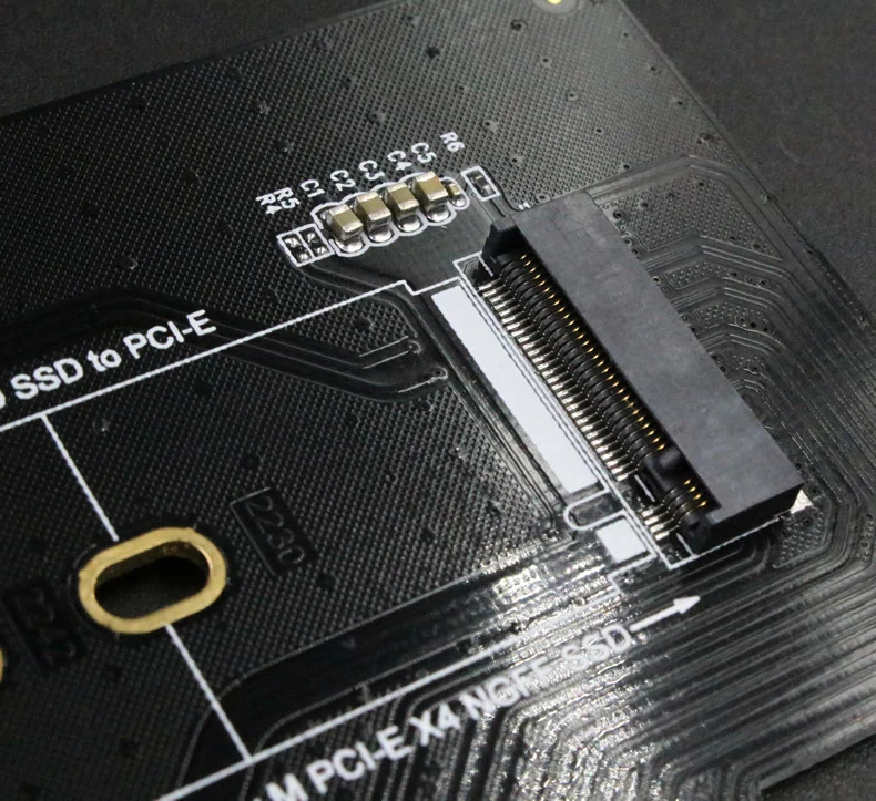 PCIe a NGFF tarjeta adaptador PCI-E X4 a NGFF (M2) SSD Disco Duro adaptador tarjeta llave M