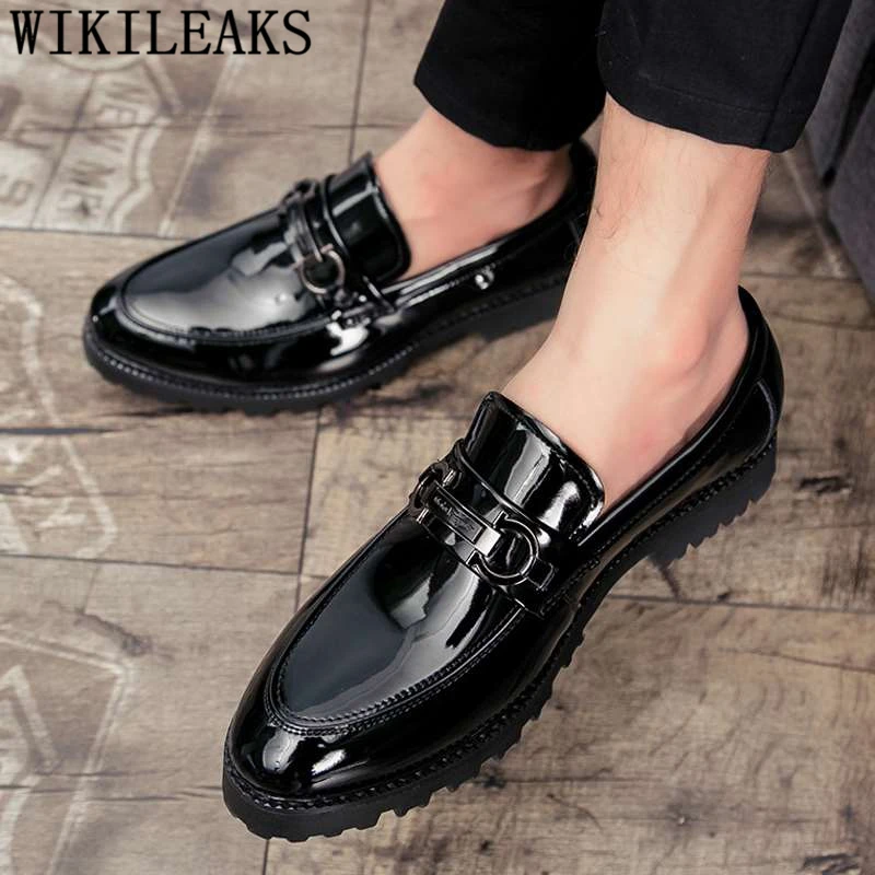 Brands Italian Leather Shoes Men Dress Shoes Zapatos Hombre Erkek Ayakkabi Vestidos Casamento Wedding Shoes Oxford Shoes For Men