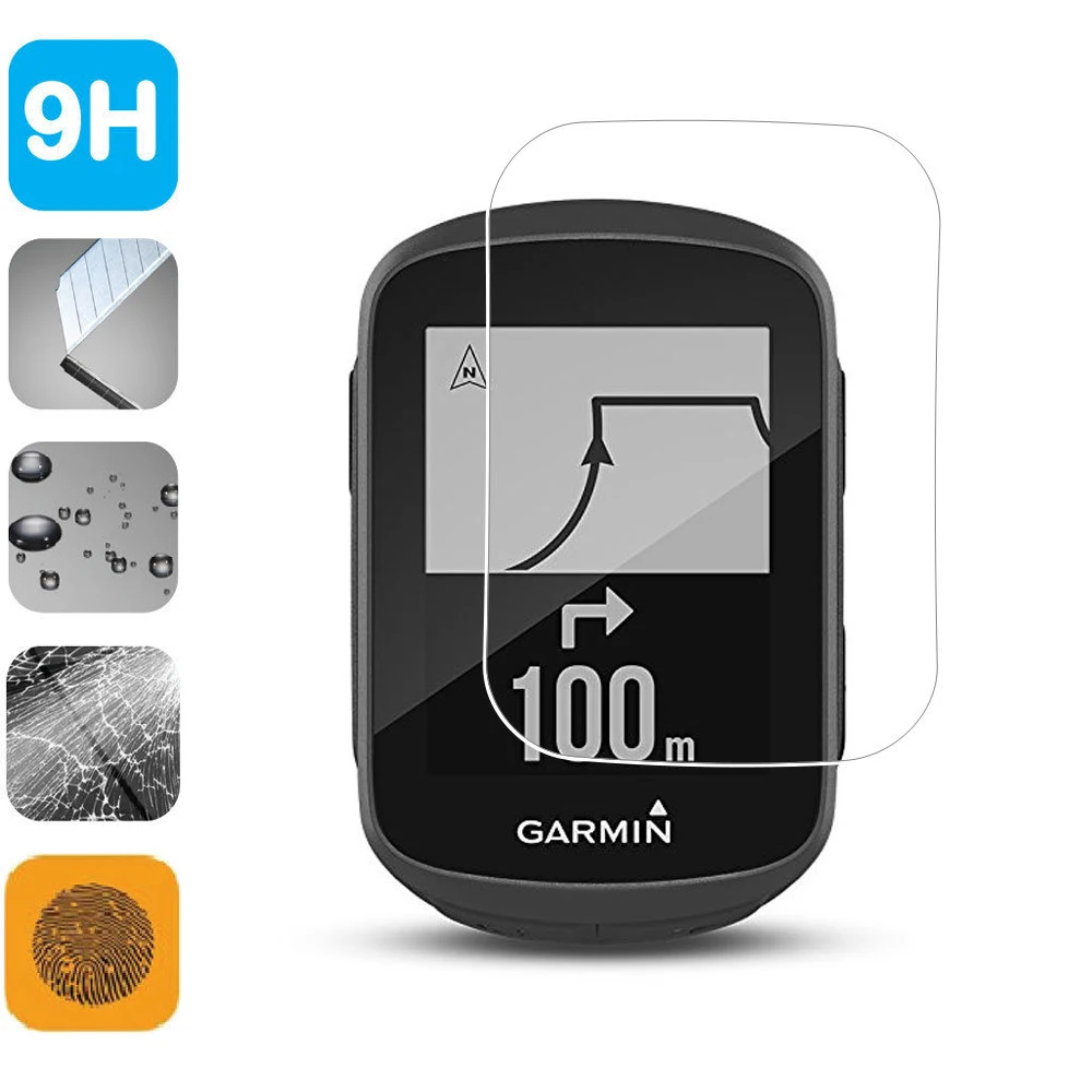 

2pcs 9H Tempered Glass Screen Protector Shield Film for Cycling GPS Garmin Edge 130 Edge130 Accessories