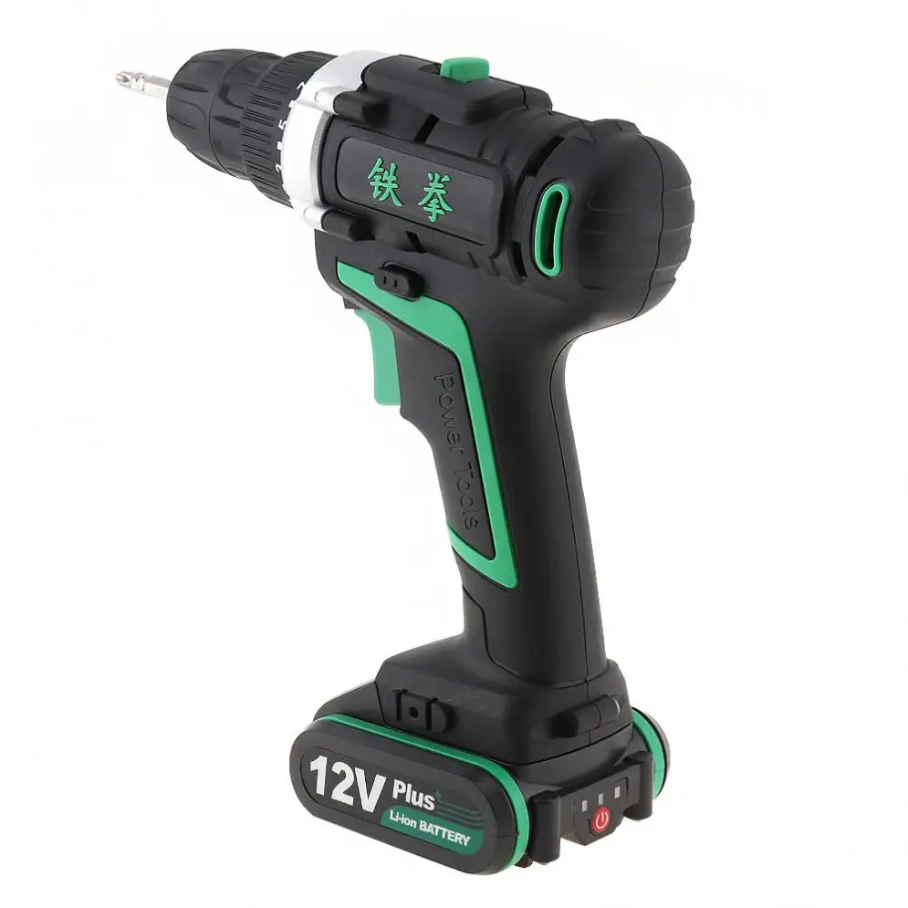 100 - 240V Cordless 12V Electric Drill / Screwdriver with Plastic Box And Switch 29pcs Set for Handling Screws / Punching