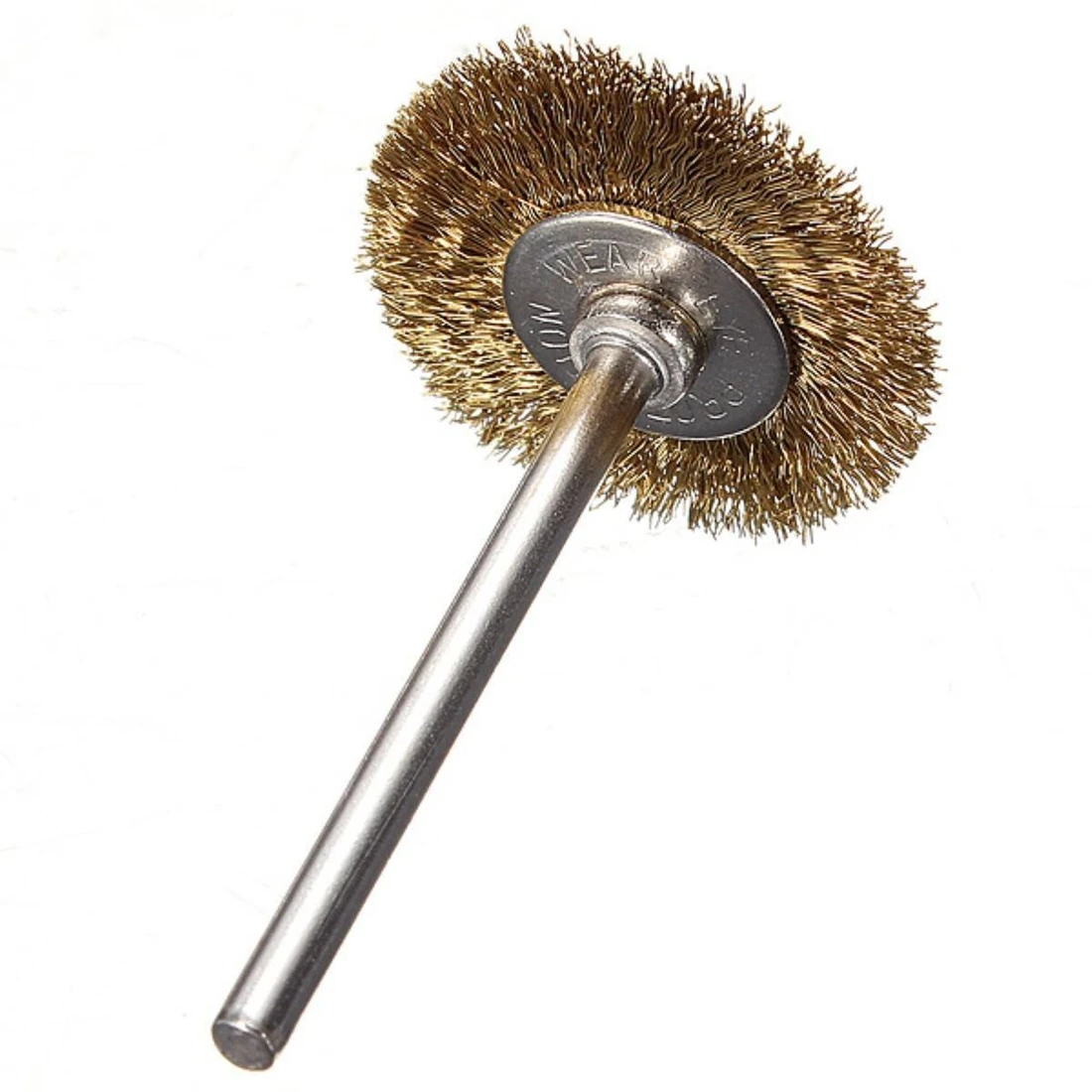 Nuovo arrivo 10 x spazzole metalliche in ottone spazzole rotonde spazzola a disco spazzola per vaso per Dremel 25MM