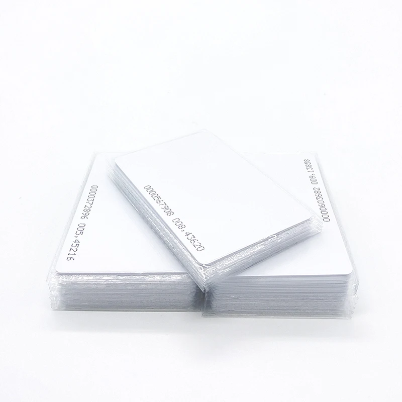 Tag RFID de Proximidade Inteligente para Controle de Acesso, Cartões, Cartões, 125KHz, EM4100, TK4100, 100Pcs