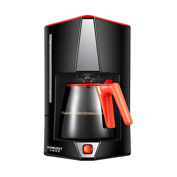 Cafetera Espresso Machine Household Drip Coffee Pot Piano Mirror Automatic Coffee Machine Cafeteira CM-832