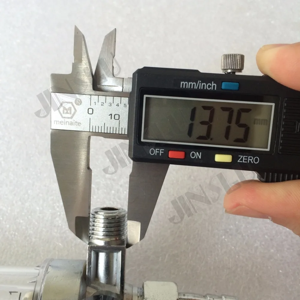 Medidor de fluxo de argônio 0.35 mpa, regulador de 7mm de rosca de solda a gás, 1 peça, frete grátis