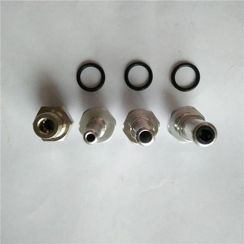 Rail Injector Return Oil Backflow Pipe Connector Metal Urea pump injection connector for Bosch 2.2 6.5
