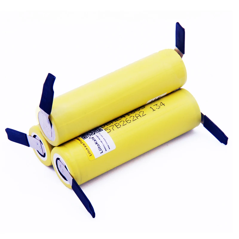 New Original HE4 2500mAh Li-lon Battery 18650 3.7V Power Rechargeable batteries Max 20A,35A discharge + Nickel sheet