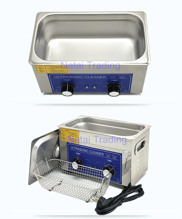 ultrasonic cleaner stainless steel 120W 3L diesel injector cleaning machine for Bosch Denso Delphi injector repair tool