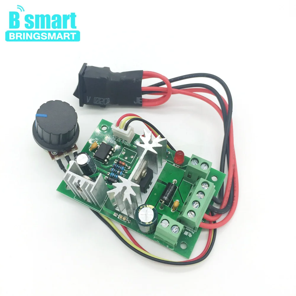 Bringsmart  Wholesale CCM6N PWM DC Motor Speed Controller 6A 6V 12V 24V 30V Positive Inversion Switch Controller