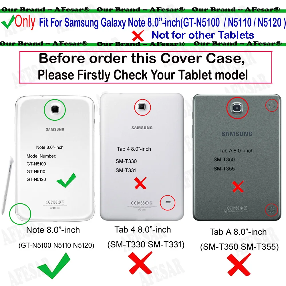 GT-N5100 N5110 Leather Cover For Samsung Galaxy Note 8.0 Inch Tablet Case N5120 Rotating Stand Pouch(NOT FIT Note 8 Phone)